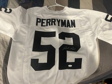 Custom Signed Jersey Denzel Perryman Las Vegas Raiders