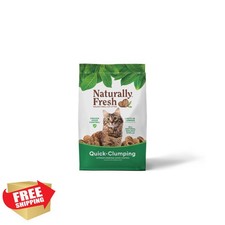 Naturally Fresh Cat Litter - Walnut Shells, Quick Clumping, Unscented