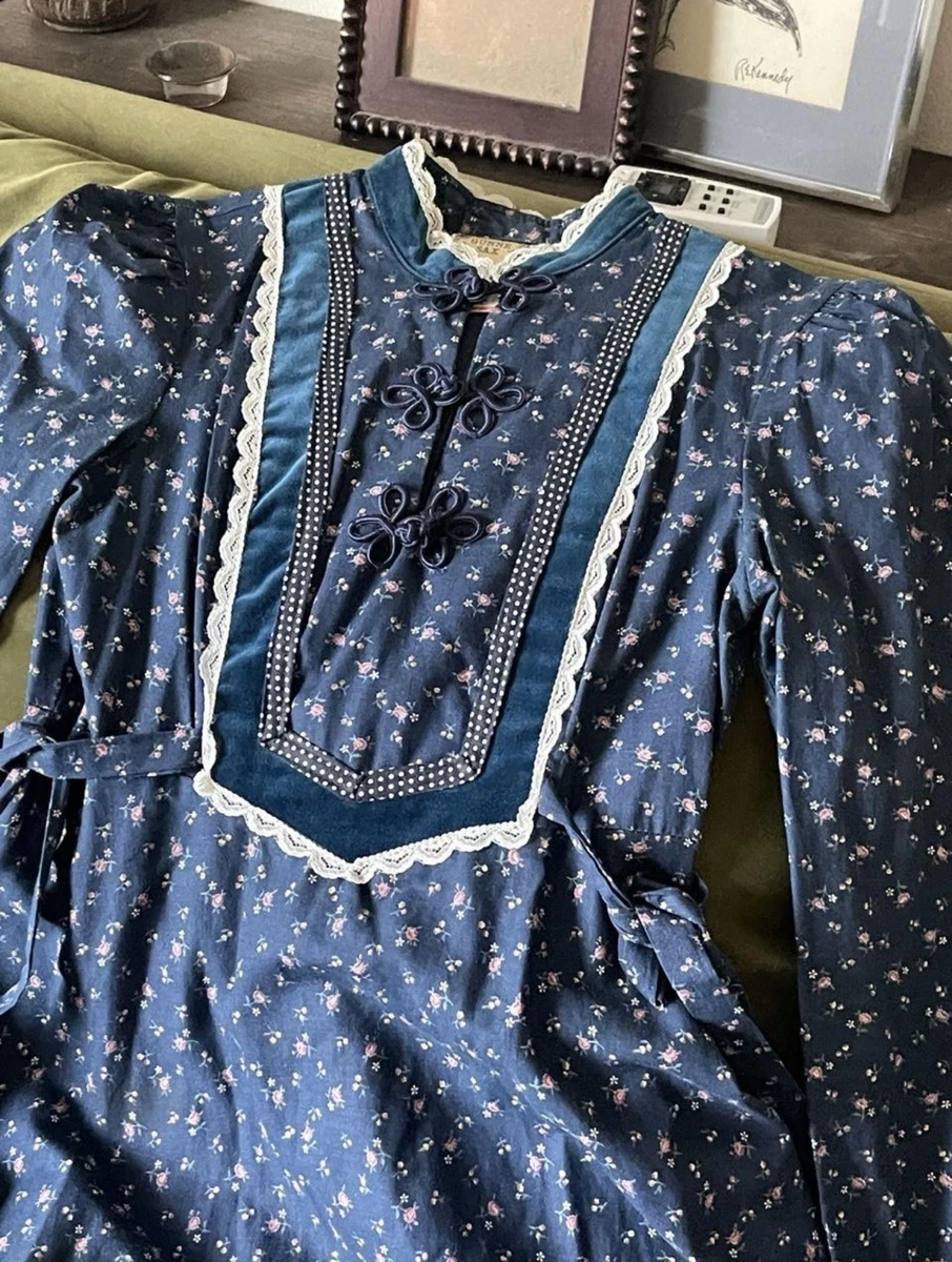 70s vintage gunne sax デニム×キルト スカート　Q267 Gunne Sax 1970s Vintage Dresses for Women for sale - eBay