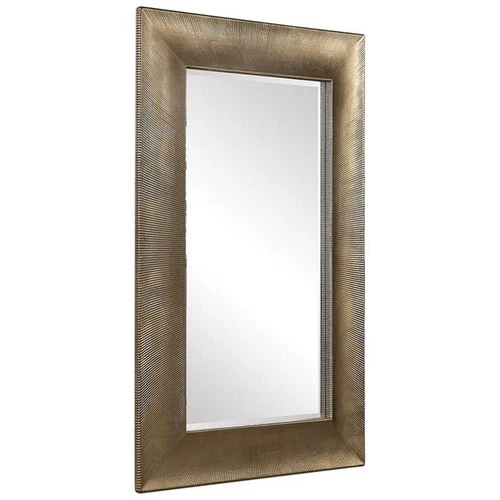 Uttermost Valenton PU and MDF Wood Decorative Mirror in Champagne Silver - Picture 3 of 7