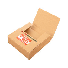Kayritonz 7-Inch 45 Rpm Record Mailers 7.5X7.5X1 Inch Small Kraft Corrugated