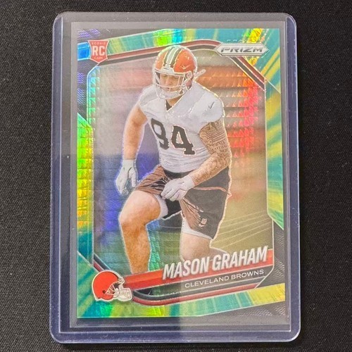 🀄️2025 PANINI PRIZM FOOTBALL HYPER PRIZM /200 RC MASON GRAHAM #354