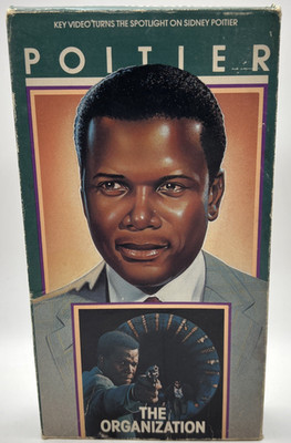 The Organization (VHS, 1987, Key Video) Sidney Poitier, Raul Julia