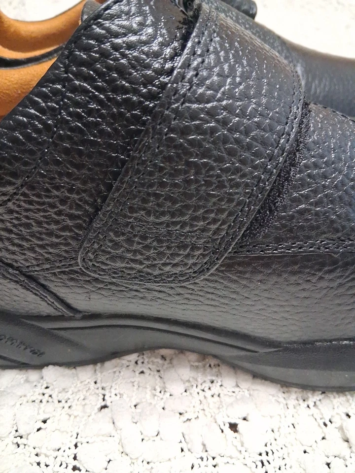 Zapatos ortopédicos para diabéticos Dr Comfort 6110 para hombre talla 14 XW de cuero negro nuevos Foto 4 de 4