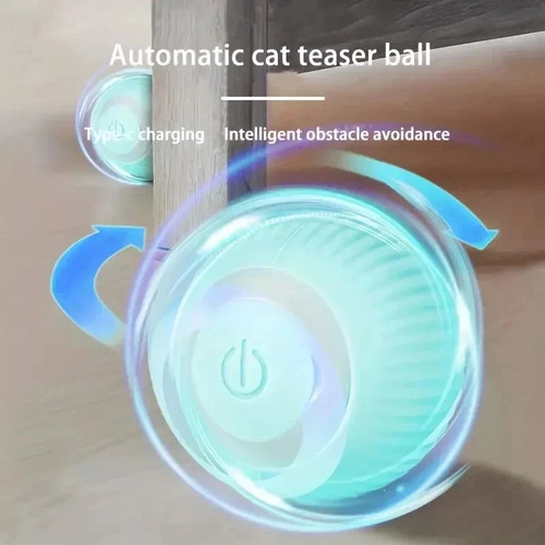 Smart Cat Toy Electric Automatic Rolling Ball Interactive Kitten Training Toy UK - Picture 4 of 5