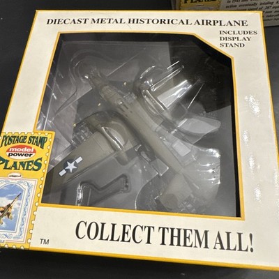 NIB Model Power Postage Stamp Plane Diecast w/ Stand 5403-1 B-25J G.I. Joes'