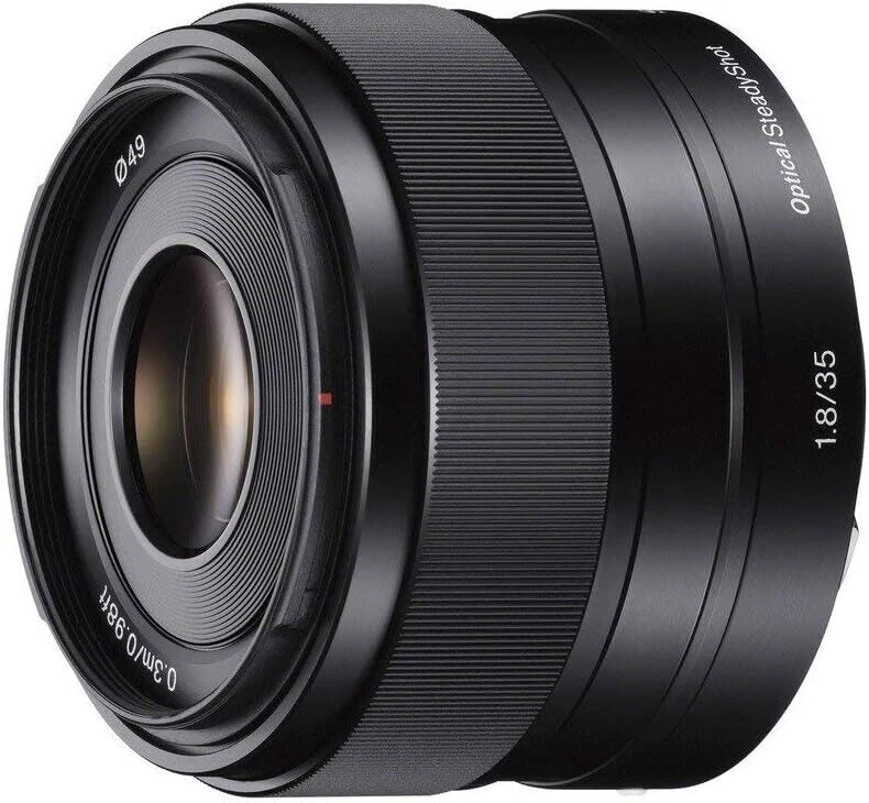 Lente de cámara SONY SEL35F18 35mm F1.8 OSS para montura E ‎10.41 x 9.91 x...