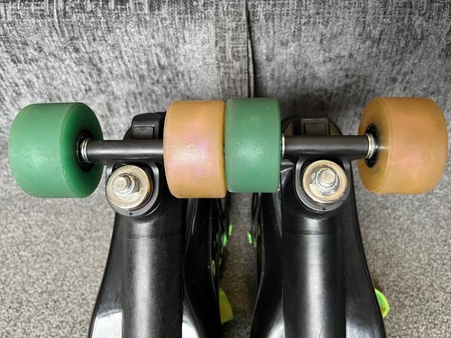 Bauer turbo roller skates UK 8 Pro 8 Baseplates Krypto Impulse Wheels Airwaves - Picture 17 of 22