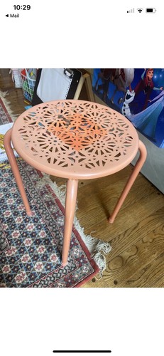 vintage metal stool - Picture 5 of 9