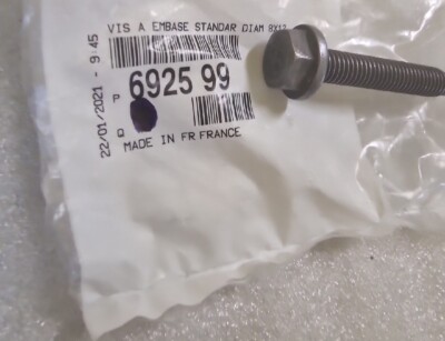 Flanged Screws 2 of CITROEN Peugeot Models 692599 Genuine PSA 