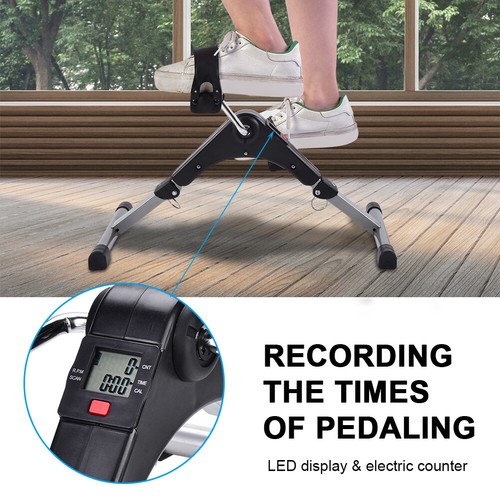 Minibike Heimtrainer Bewegung Pedaltrainer Arm und Beintrainer mit LED Anzeigen - Bild 3 von 12