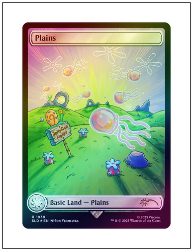 2025 MTG SECRET LAIR X SPONGEBOB 1929 GARY, THE SNAIL FOIL PSA 9