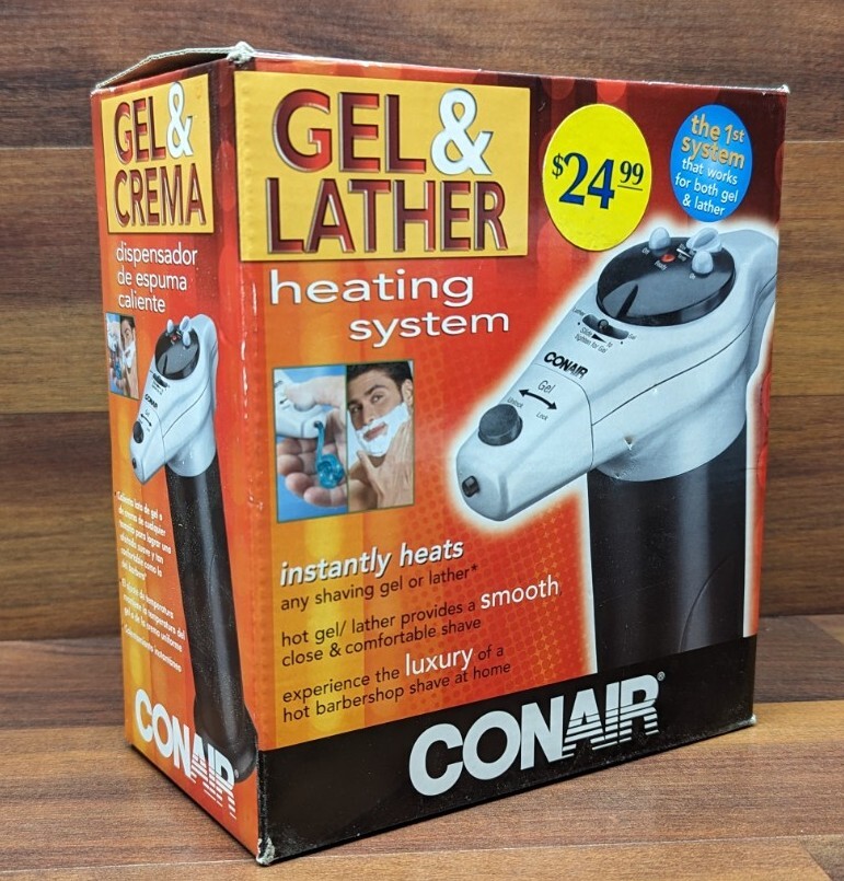 Conair Gel & Lather Heating System Shaving Cream Warmer Dispenser HGL1 74108053282 eBay