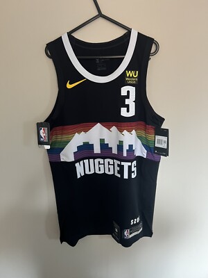 Nike NBA Authentic Denver Nuggets City Jersey In Size 44 | eBay