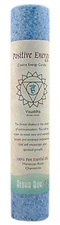Aloha Bay Chakra Energy Pillar Palm Candle Positive Energy Blue Visuddha WA28779