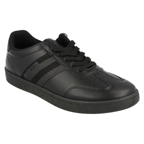 Uomo Lambretta Nero/Sintetico Nero Scarpe Sportive: LAM0005 - Foto 3 di 10