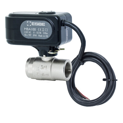 ESBE 2-Wege-Kugelhahn MBA121 motorisiert DN25 IG/IG