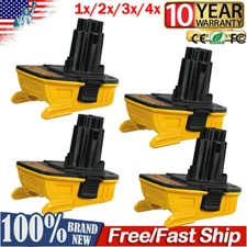 1/2/4Pk DCA1820 Converter Battery Adapter For Dewalt 18V To 20V MAX Drill Li-ion