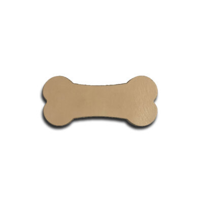 (25/50/100) -  Leather DOG BONE BLANKS - 7/8 oz. Veg Tan Leather - 61mm X 28mm
