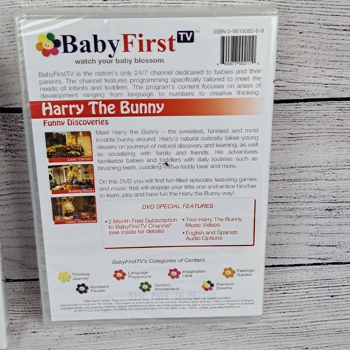 Sealed Baby First Harry The Bunny Colors And Numbers + Funny Discoveries DVD - 第 5/10 張圖片