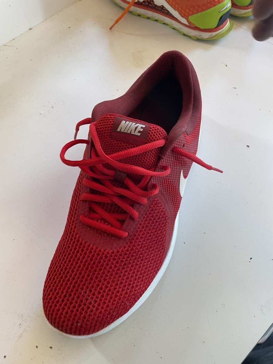 nike revolution 5 men's running shoes red