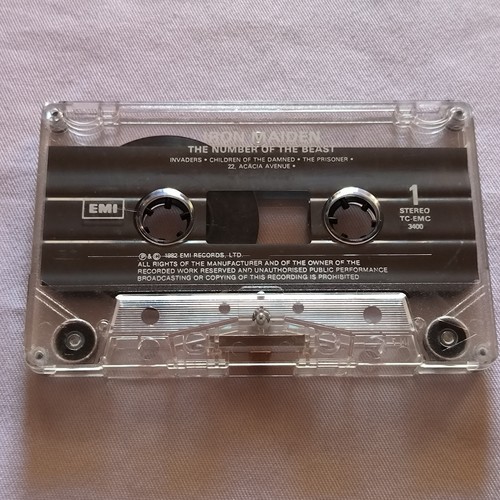 Iron Maiden the number of the beast 1982 original indonesia tapes - 第 4/6 張圖片