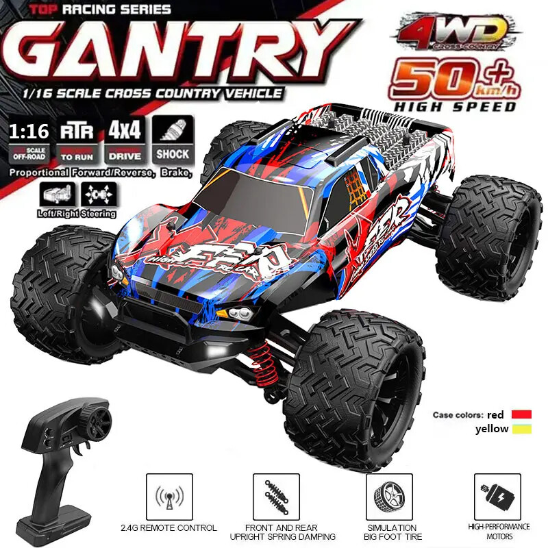 1:16 4WD RC Car 50Km/h High Speed RC Cars Toys 2.4G Off Road