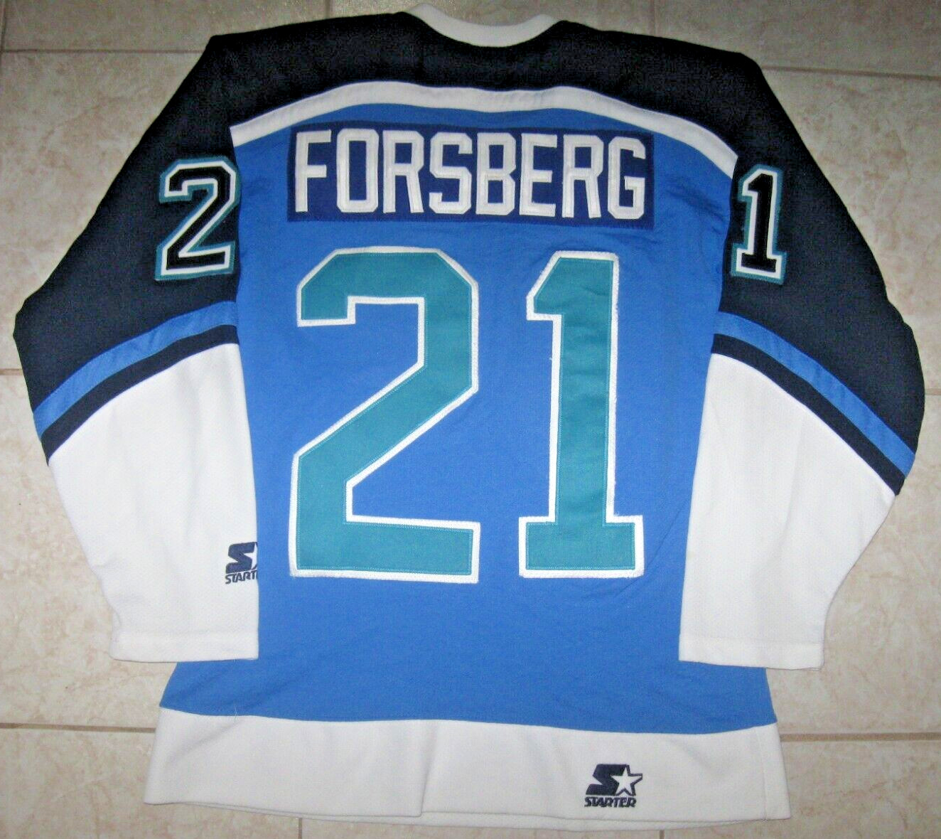 #21 Peter FORSBERG Philadelphia FLYERS Off. Lic. ALT/3RD STARTER Jersey, Men's M