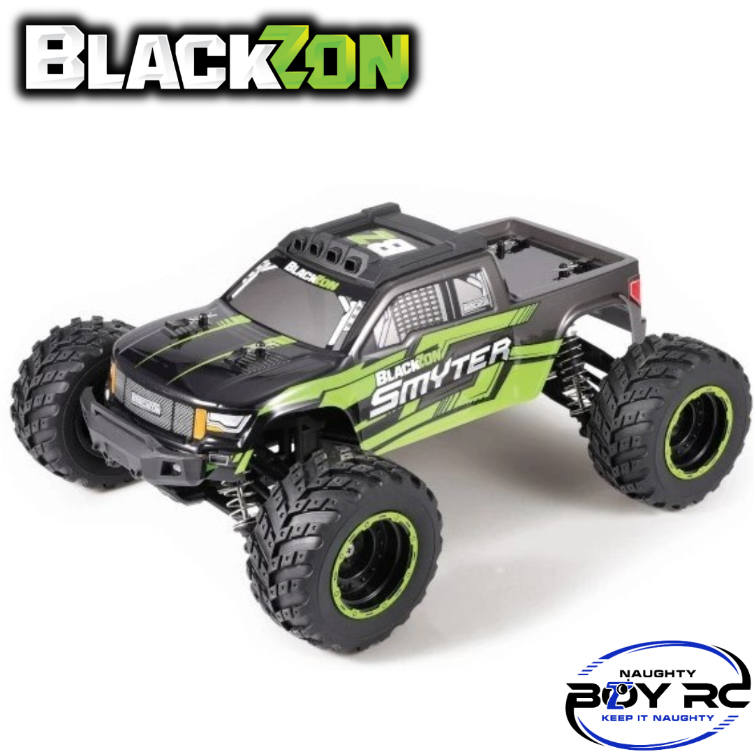 Blackzon Smyter MT 1/12 4WD Electric Monster Truck Brushed RTR Green RC Car