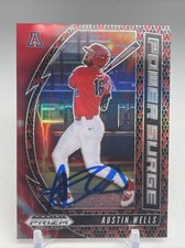 2020 Austin Wells Panini Prizm Power Surge  #PDP176 Signed Snakeskin /25 RC