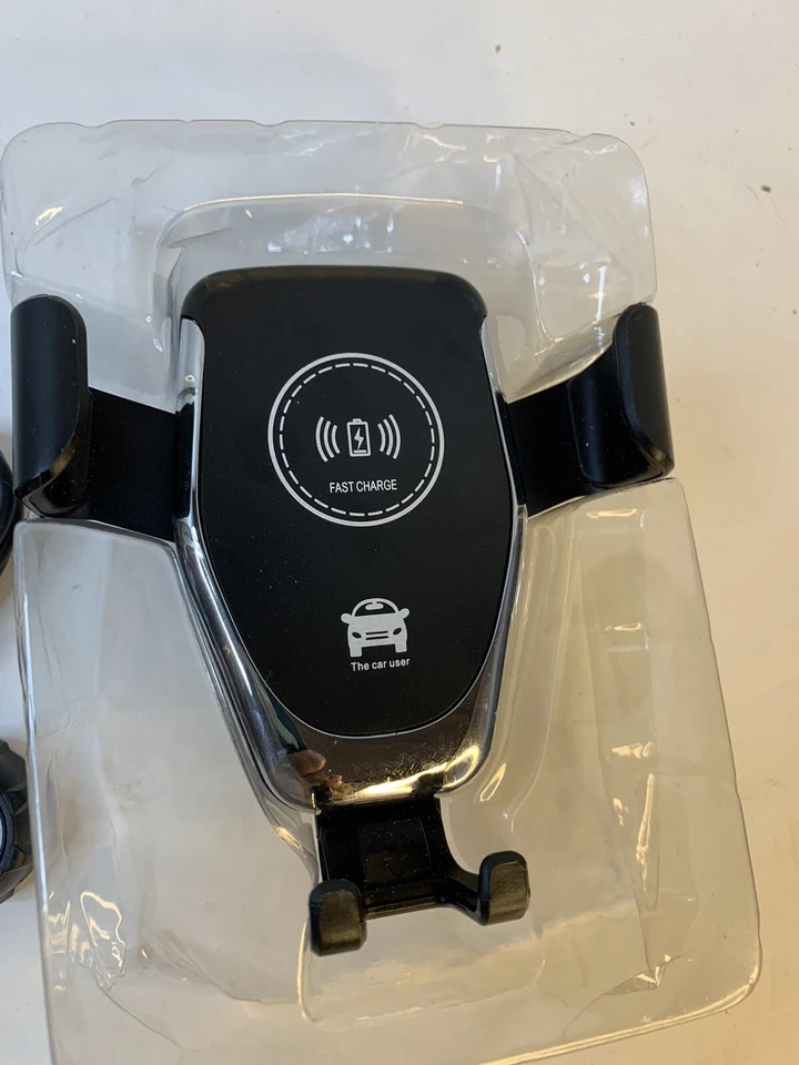 Cargador Inalámbrico 10W Tablero de Coche Montaje de Ventilación de Aire Soporte para Teléfono Móvil NUEVO Foto 4 de 4