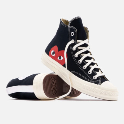 Converse x Comme des Garcons CDG Play All Star Chuck 70 Hi Sz 7 - 150204C
