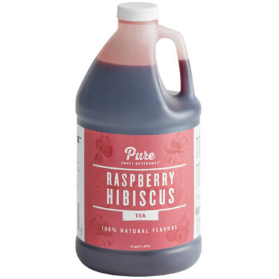 Pure Craft Beverages Raspberry Hibiscus Tea 5:1 Concentrate 1/2 Gallon