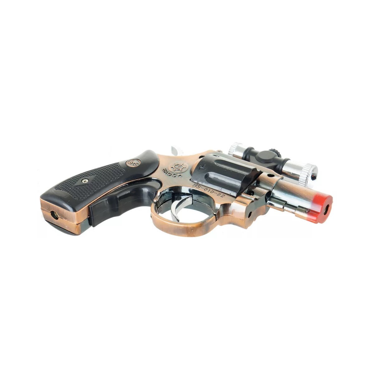 2 PACK 357 Magnum Gun Revolver Shaped Jet Torch Lighter with USA Legal ...