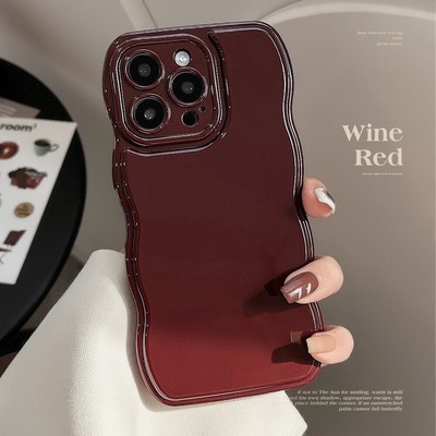 Simple Wave Protective Phone Case For Apple iPhone 16 15 14 13 12 11 Pro Max New