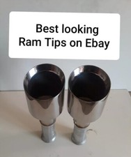 Five Inch Stainless Exhaust Tips Fits 09-25 Dodge Ram 1500 Hemi Pick-up