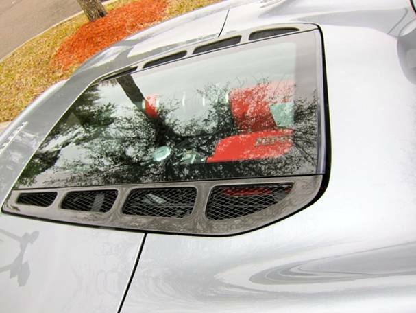 Ferrari 360 Carbon Fiber Rear Window Louvers Spider