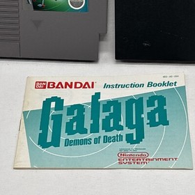 Galaga: Demoni della Morte (NES, 1988) *TESTATO**CON MANUALE E MANICOTTO ANTIPOLVERE*