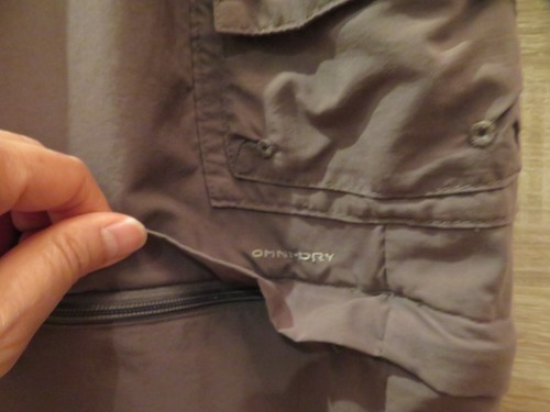 Columbia Titanium Convertible Nylon Hiking Pants Zip Off Shorts Women XL Brown - Picture 4 of 19