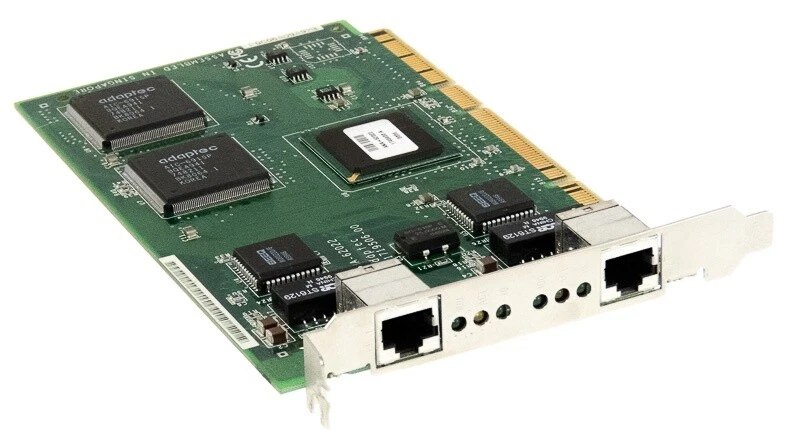 Network Card Adaptec ANA-62022 10/100 Mbps 2x RJ45 PCI-X - Image 2 of 2