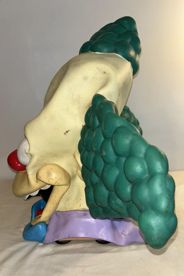 2002 Adult Krusty the Clown Halloween Mask The Simpsons Matt Groening Rubber SEE - Image 4 of 4