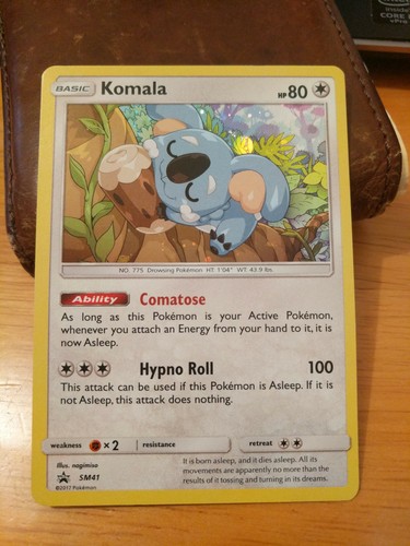 Komala SM41 Burning Shadows Single Pack Blisters - Pokemon Card Holo Rare NM - Picture 1 of 2