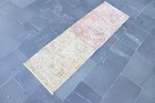 Turkish home decor small rug, Handmade vintage decor rug, 1.8 x 5.7 ft TR5171