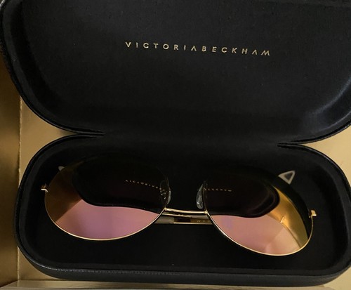 VICTORIA BECKHAM PURPLE MIRROR SUNGLASSES/Handmade ITALY - 第 8/9 張圖片