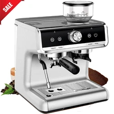 Espresso Machine 20 Bar Latte Coffee Maker & Grinder and Milk Frother Cappuccino