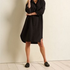 Everlane Black Shirt Dress, Size 4