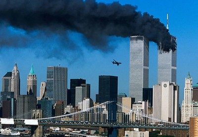 9/11 TERRORIST ATTACK ON TWIN TOWERS BUILDING - 4x6 Glossy Printed Photo