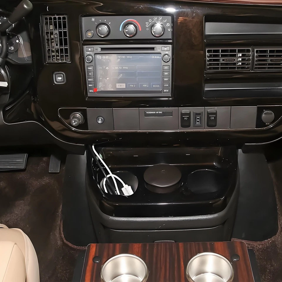 Radio estéreo para automóvil GMC Savana 2008 2009-2024 Android 15 Carplay GPS navegación FM 8" Foto 4 de 4