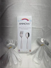 Annova Silverware 18 Piece Fork & Spoon Set NIB 