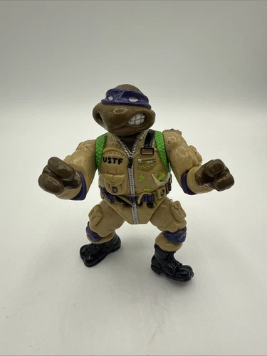 Vintage Teenage Mutant Ninja Turtles Action Figure 1991 Donatello Pro Pilot Don